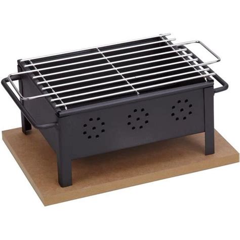 Sauvic 02905 Barbecue De Table Avec Grille Inoxydable 18 8 25 X 20 Cm