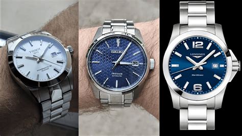 THE BEST 3 Watches For 1000 Tissot Gentleman Vs Longines Conquest Vs