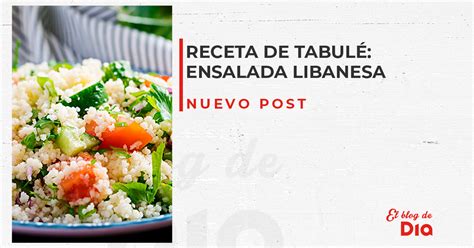 Receta de Tabulé o Tabbouleh Blog de DIA