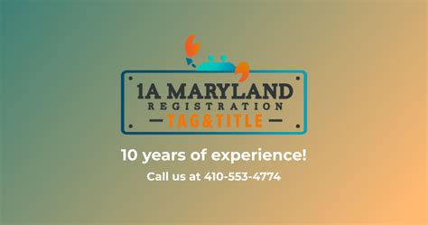 Blog 1a Maryland Registration Tag And Title