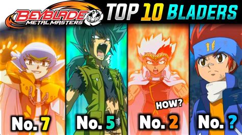 Top 10 Strongest Bladers Of Beyblade Metal Masters🔥ft Allformatseries