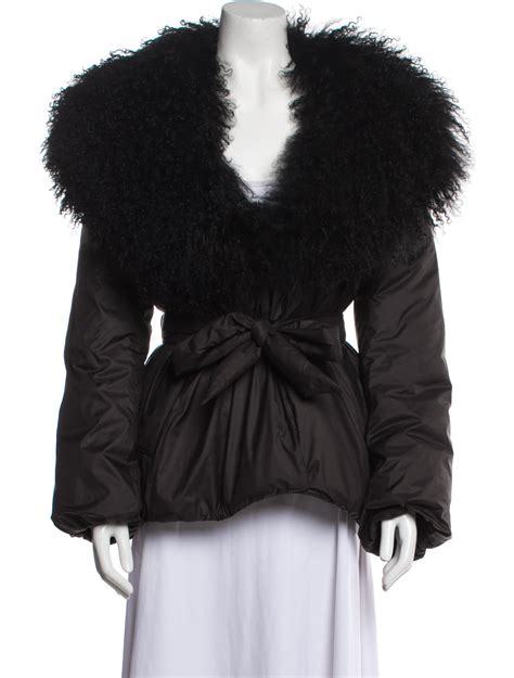 Ralph Lauren Faux Fur Coat - Black Coats, Clothing - WYG103713 | The ...