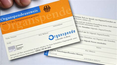 Svlfg M Glichkeiten Der Organspende