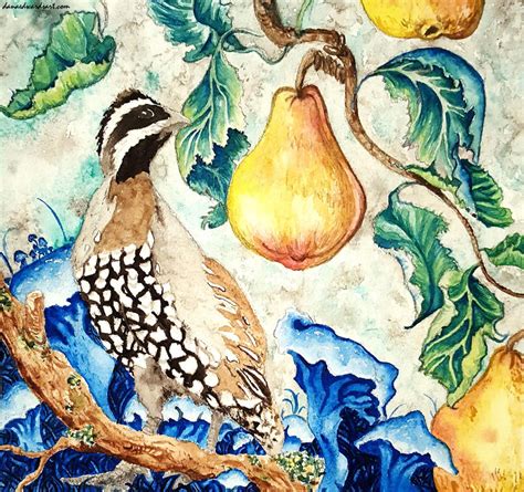 Partridge In A Pear Tree by Ellofayne on DeviantArt