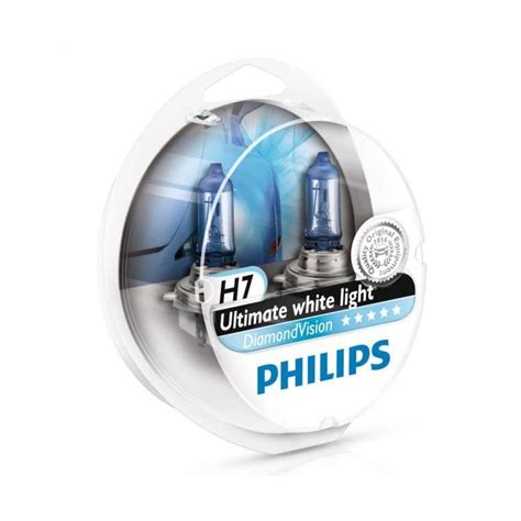 נורת H7 12V 55W DIAMOND VISION 5000K PHILIPS נורות לרכב