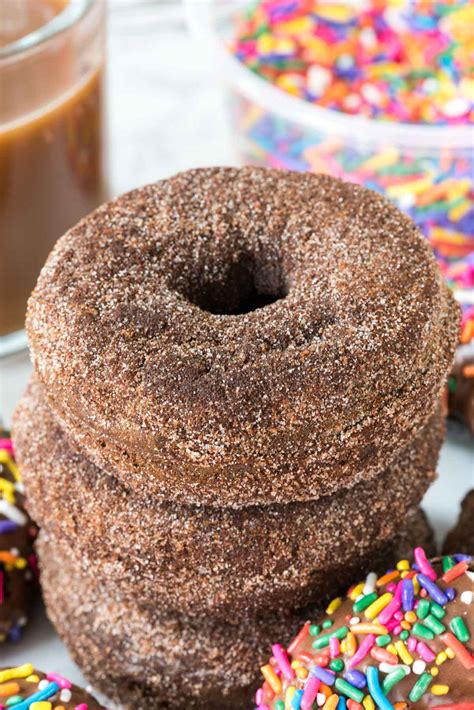 Perfect Baked Chocolate Donuts Crazy For Crust