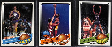 Lot Detail 1979 80 Topps Basketball Complete Set Of 132 Cards A 90