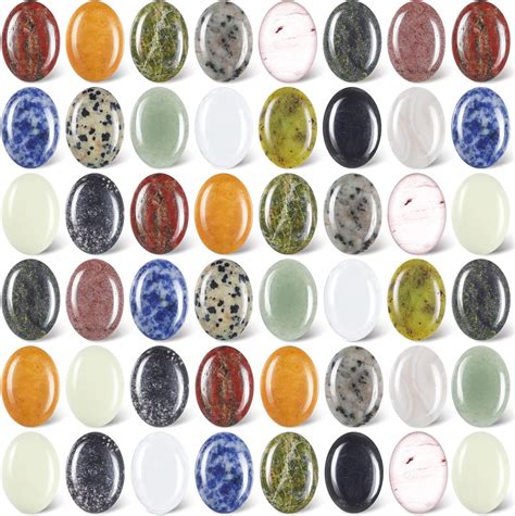 Amazon Ph Pandahall X Mm Oval Gemstone Cabochons Styles