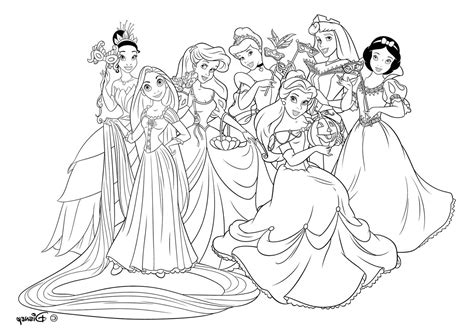 Coloriage Princesse Disney Princess Coloring Pages Princess Coloring