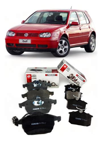 Kit Pastilha De Freio Cerâmica Golf Gti Turbo 1997 A 2005 Freio Max