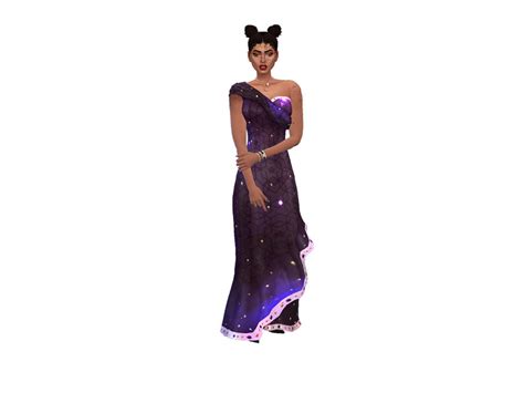 The Sims Resource Galaxy Glimmer Dress