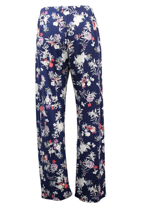 Ladies Floral Print Palazzo Trousers Flared Plazzo Womens Summer Wide