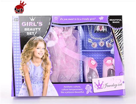 Princess Pretend Play Set - Dress Up Play Set - Beauty Sets And Shoes ...