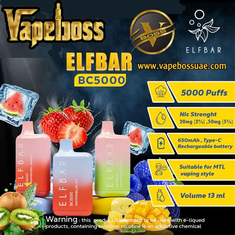 Elf Bar Puffs Disposable Vape Boss