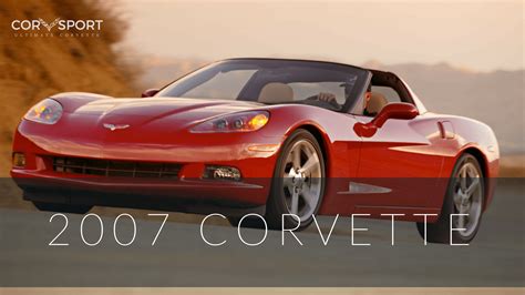 2007 C6 Chevrolet Corvette Guide Specifications VIN Options