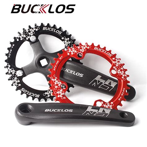 BUCKLOS 104 BCD Crankset Bike Crankset 32 34 36 38 40 42T Narrow Wide