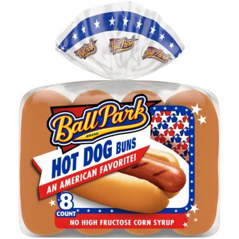 Ball Park White Hot Dog Buns, 8 pc / 14 oz - Kroger