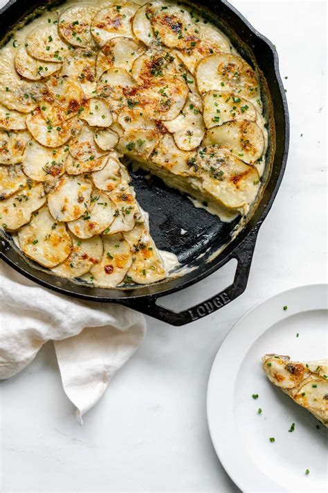 Potatoes Au Gratin With Gruyere And Blue Cheese - Newel Tasting Table