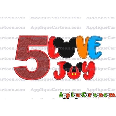 Lightning Mcqueen Ears Mickey Mouse Applique Design With Alphabet L