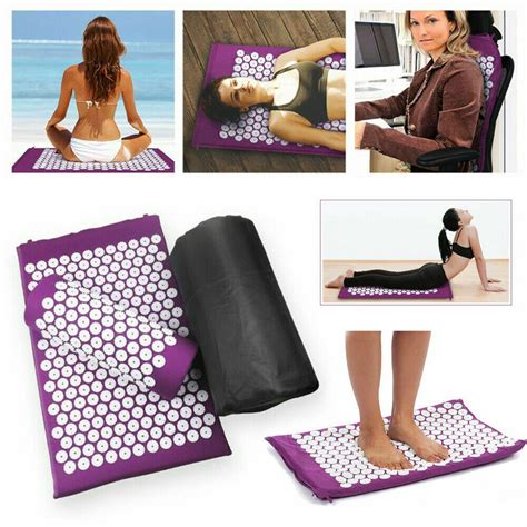 Yoga Massage Acupressure Mat Shakti Sit Lying Mats Pain Stress Sorenes