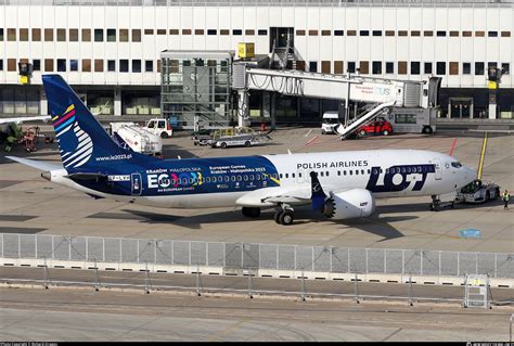 SP LVH LOT Polish Airlines Boeing 737 8 MAX Photo By Richard Dragon