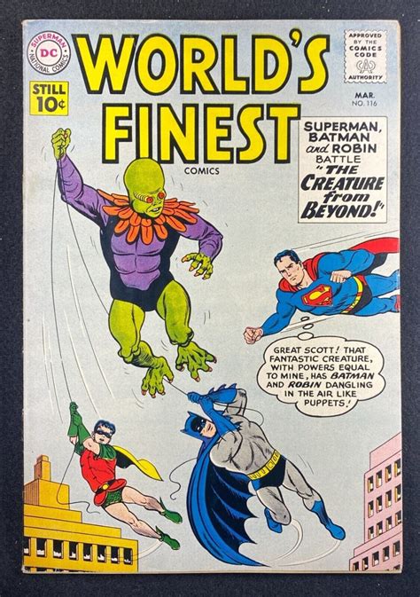 Worlds Finest 1941 116 FN 6 5 Curt Swan Batman Superman Robin