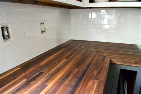 Backsplash For Butcher Block Countertop Countertops Ideas