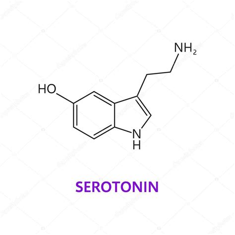 Neurotransmisor F Rmula Qu Mica De Serotonina Y Mol Cula Estructura