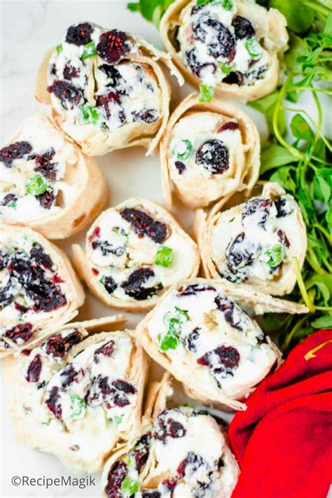 Cranberry Feta Pinwheels Recipemagik