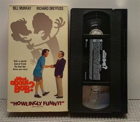 WHAT ABOUT BOB VHS VCR Video Tape Used Movie Bill Murray Richard