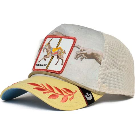 Goorin Bros Goat Greatest Maximum Carousel The Farm Multicolor Trucker