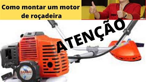 Como montar motor de roçadeira montagem e troca de embreagem YouTube