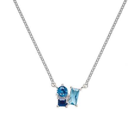 Collier Go Girl Mademoiselle Argent Et Pierres UB Bijoux