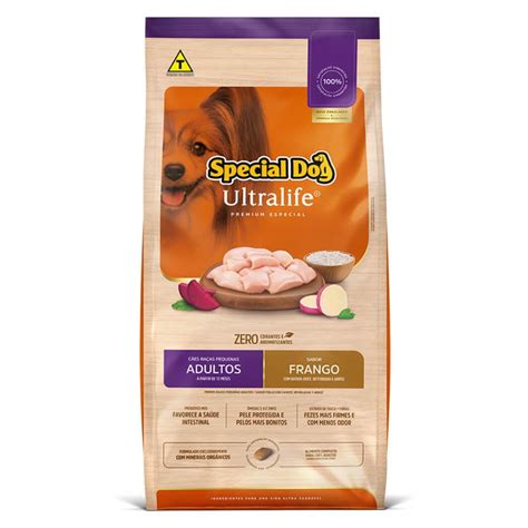 Ração Special Dog Ultralife Cães Adultos Raças Pequenas 1kg Sabor