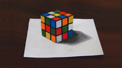 3d Cube Drawing at GetDrawings | Free download