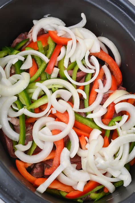 Crock Pot Steak Fajitas Lauren Kelly Nutrition