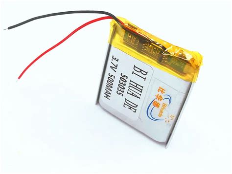 1 2 4pcs 503035 3 7v 500mah Lithium Polymer Battery 3 7v Volt Li Po Ion