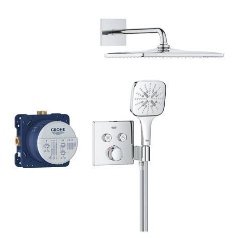 Grohtherm Smartcontrol Perfect Shower Set Met Rainshower Mono Cube