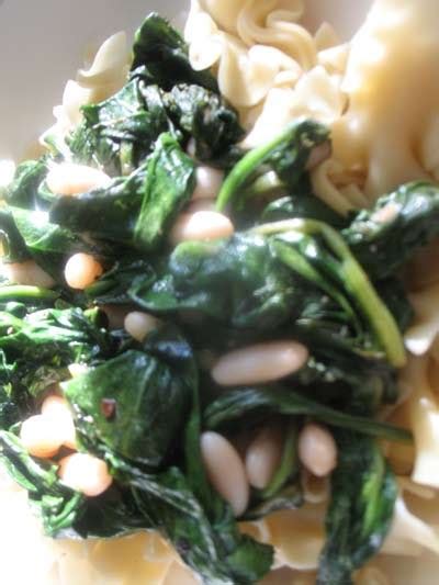 Sautéed Spinach And Cannellini Beans With Balsamic Vinegar Lisas