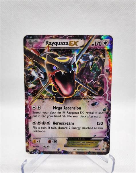 Rayquaza EX XY69 Shiny Black Star Promo Pokemon TCG Holo Rare LP Values