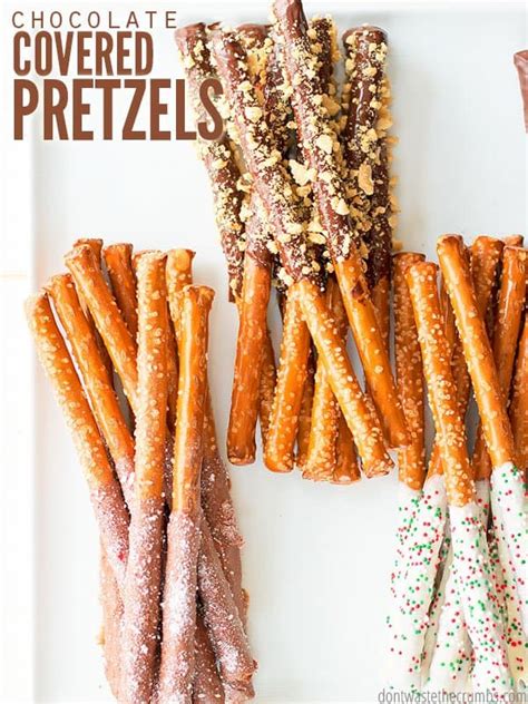 Easy Chocolate Covered Pretzels Don T Waste The Crumbs