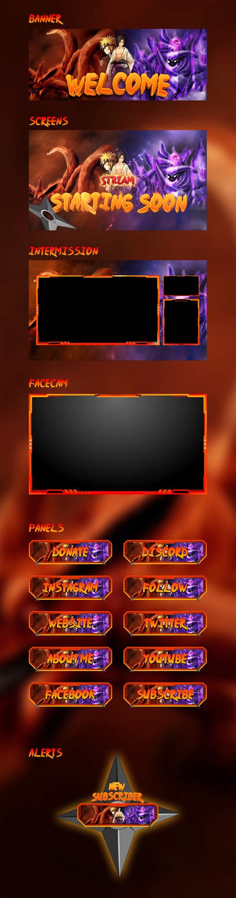 FREE Animated Twitch Overlay on Behance