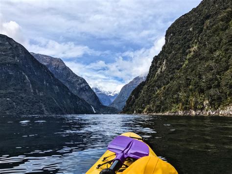 Milford Sound Making My Kayak Seem Small R Earthporn