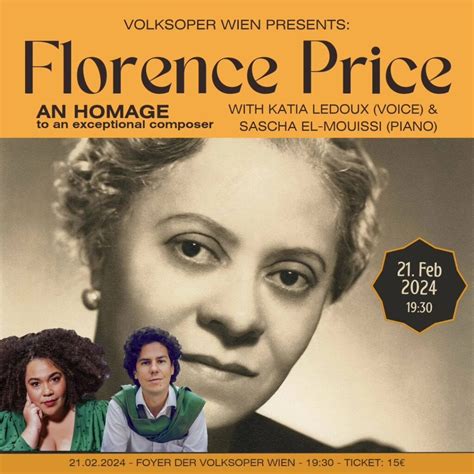 Wien Black History Month Florence Price An Homage To An