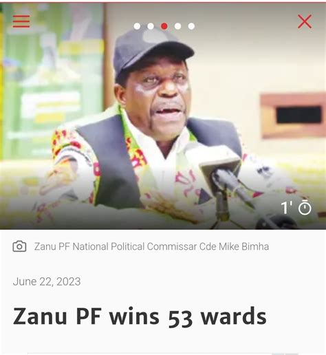 Prof Jonathan Moyo On Twitter Zimelection Zanupf Wins Wards