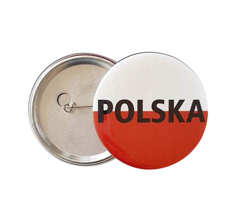 Przypinka Pin Flaga Polski BIAŁO CZERWONA button 14352520117 Allegro pl