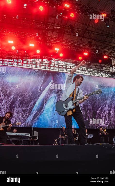 Spanish Singer Coque Malla Performs Live During Vive Latino