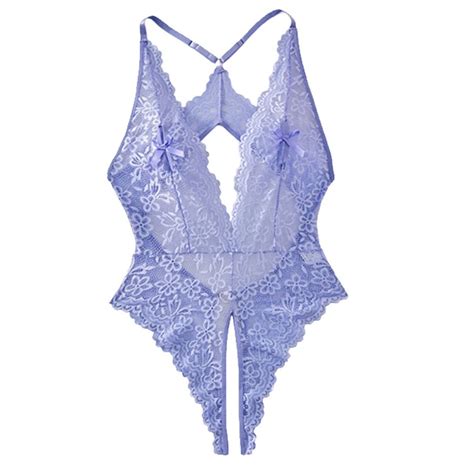 Women S Sexy Lingerie Sleepwear Underwear Lace Dress G String Nightwear S Xxl Ebay