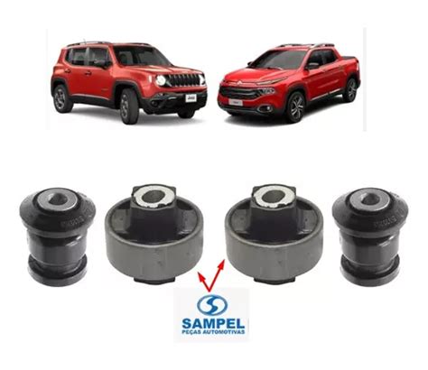 Buchas Bandeja Balança Fiat Toro Jeep Compass Renegade Parcelamento