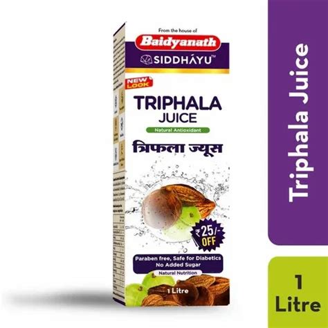 Baidyanath Triphala Juice Ml Packaging Type Box At Rs